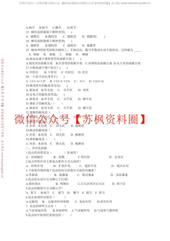 普通昆虫学